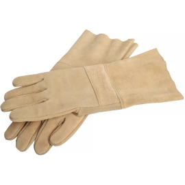 Padded leather gloves